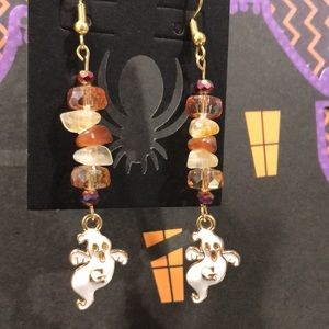 G is for Ghost Earrings